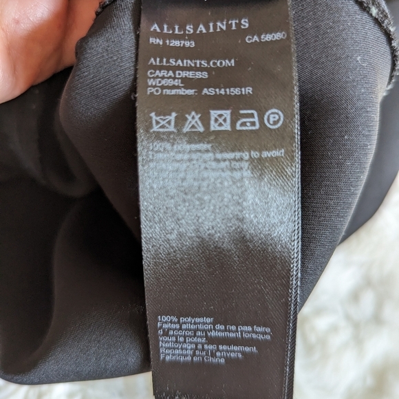All saints cara dress mini lbd 4 - Picture 10 of 14